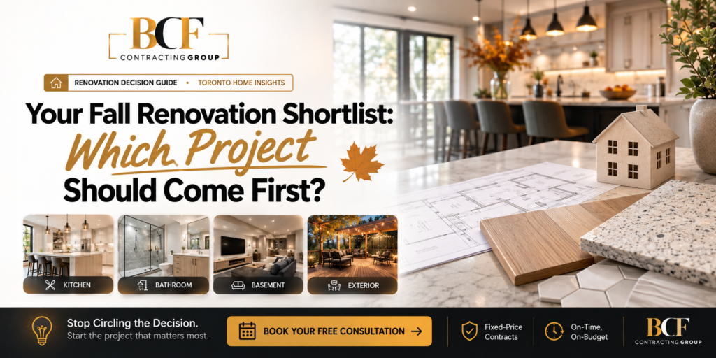 Your Fall Renovation Shortlist: Which Project Should Come First?